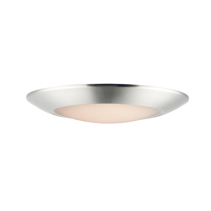 Maxim Lighting Diverse Direct LED 1-Light 9" Flush Mount 3000K Non-T24 in Satin Nickel