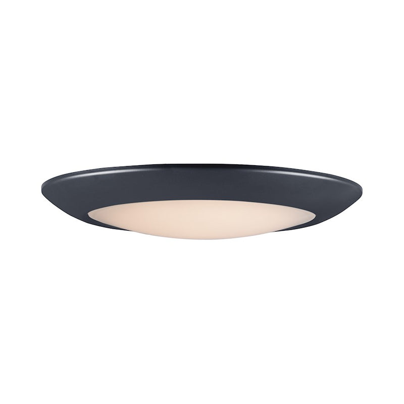 Maxim Lighting Diverse LED Flush, 3000K, Non-T24, Black/White