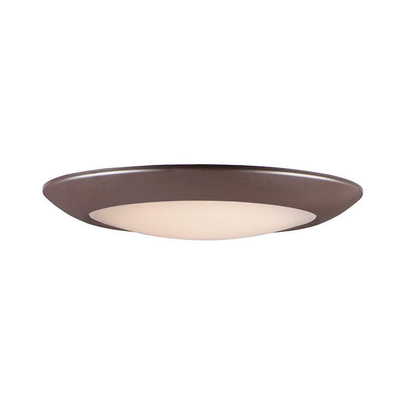 Maxim Lighting Diverse Direct LED 1-Light 13" Flush Mount 3000K Non-T24 in Bronze