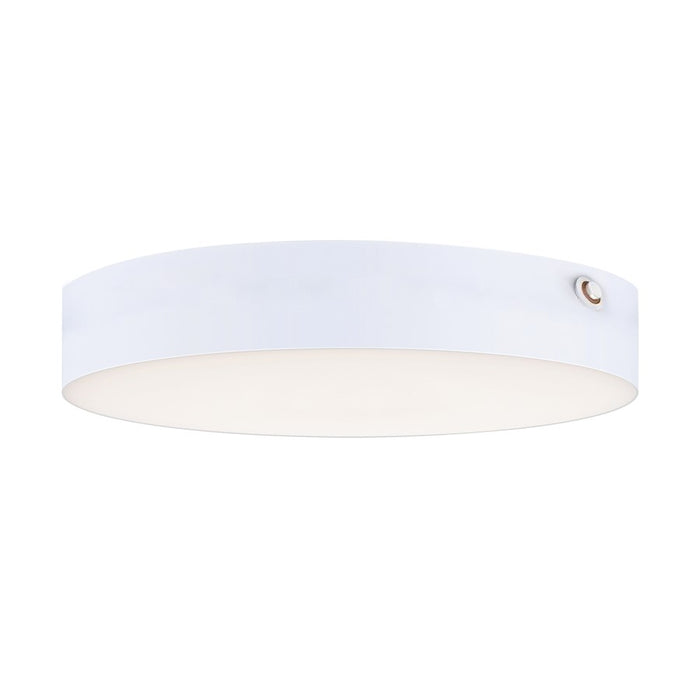 Maxim Lighting Trim 1 Light Flush Mount/7" Round 0-10V, White/White