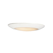 Maxim Lighting Diverse 1 Light 9" LED Flush Mount/5CCT, White/White - 57915WTWT