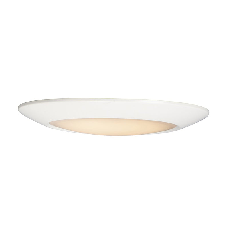 Maxim Lighting Diverse 1 Light 11" LED Flush/3000K, White/White