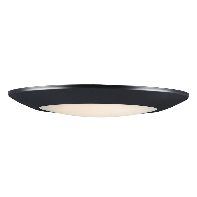 Maxim Lighting Diverse 1 Light 13" LED Flush 3000K, Black/White