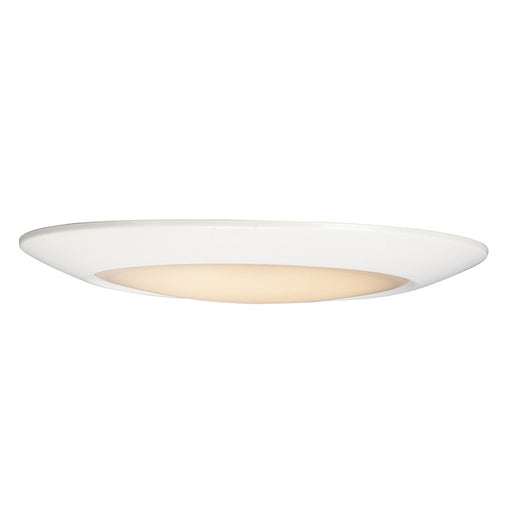 Maxim Lighting Diverse 1 Light 13" LED Flush Mount/5CCT, White/White - 57935WTWT