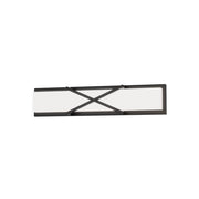 Maxim Lighting Dexter 1 Light 24" Wall Sconce, Black/White - 57942WTBK