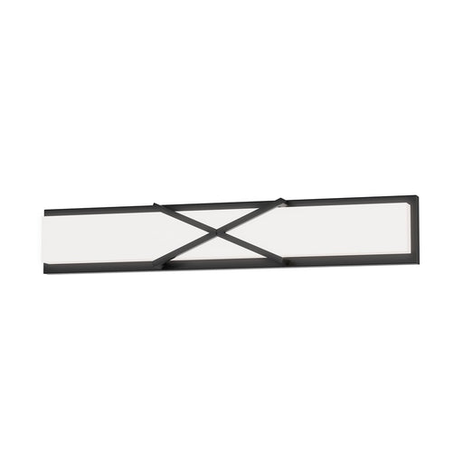 Maxim Lighting Dexter 1 Light 30" Wall Sconce, Black/White - 57943WTBK