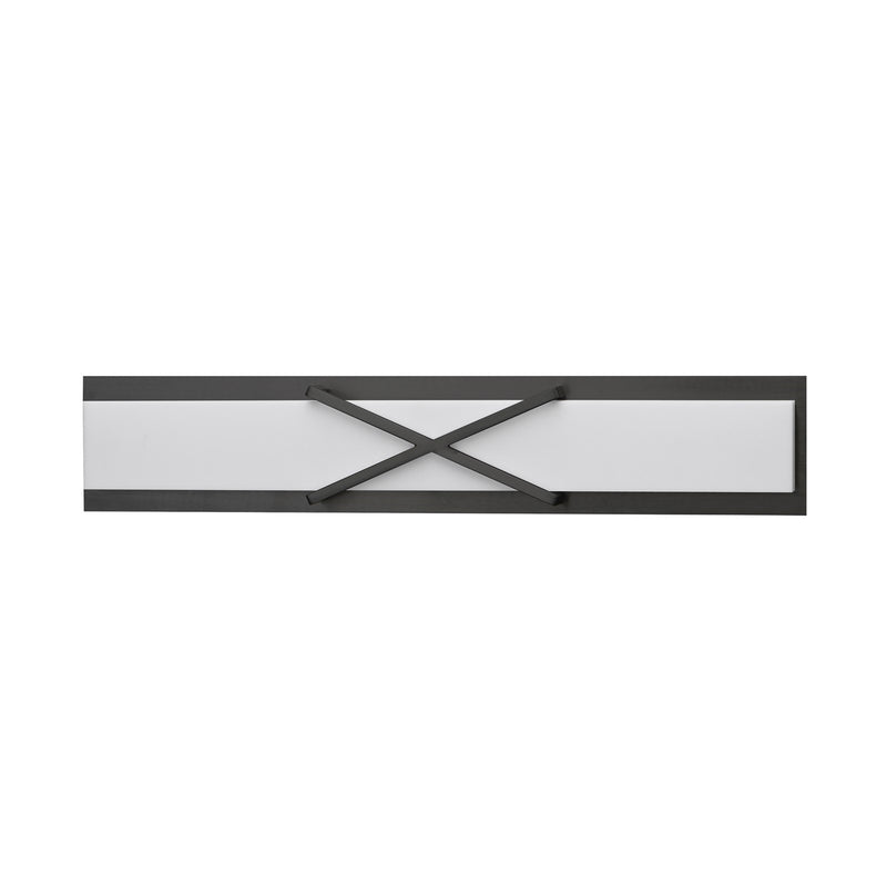 Maxim Lighting Dexter 1 Light 30" Wall Sconce, Black/White