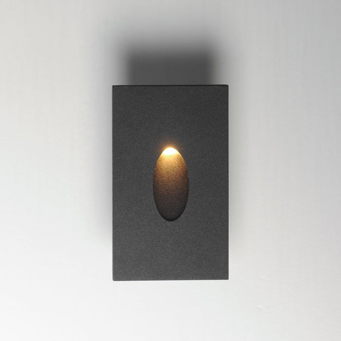 Maxim Lighting Path 1Lt Outdoor Path Pin Hole Step Light, 3CCT, Black