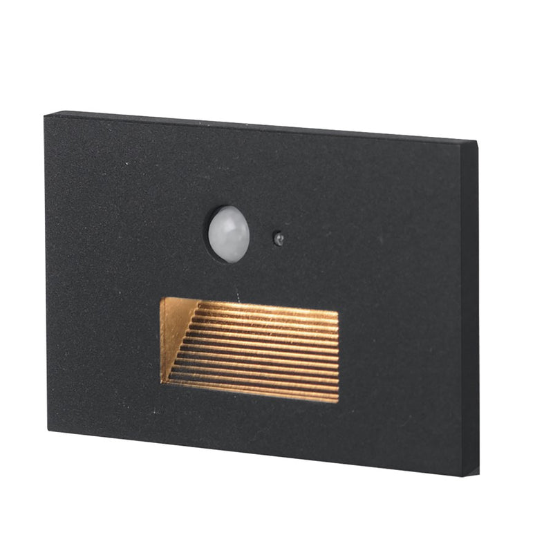 Maxim Lighting Path Outdoor Path StepLt/Motion Sensor/3CCT, Black - 58100BK/MSP
