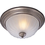 Maxim Lighting Essentials 2 Light Flush Mount, Pewter/Frosted - 5831FTPE