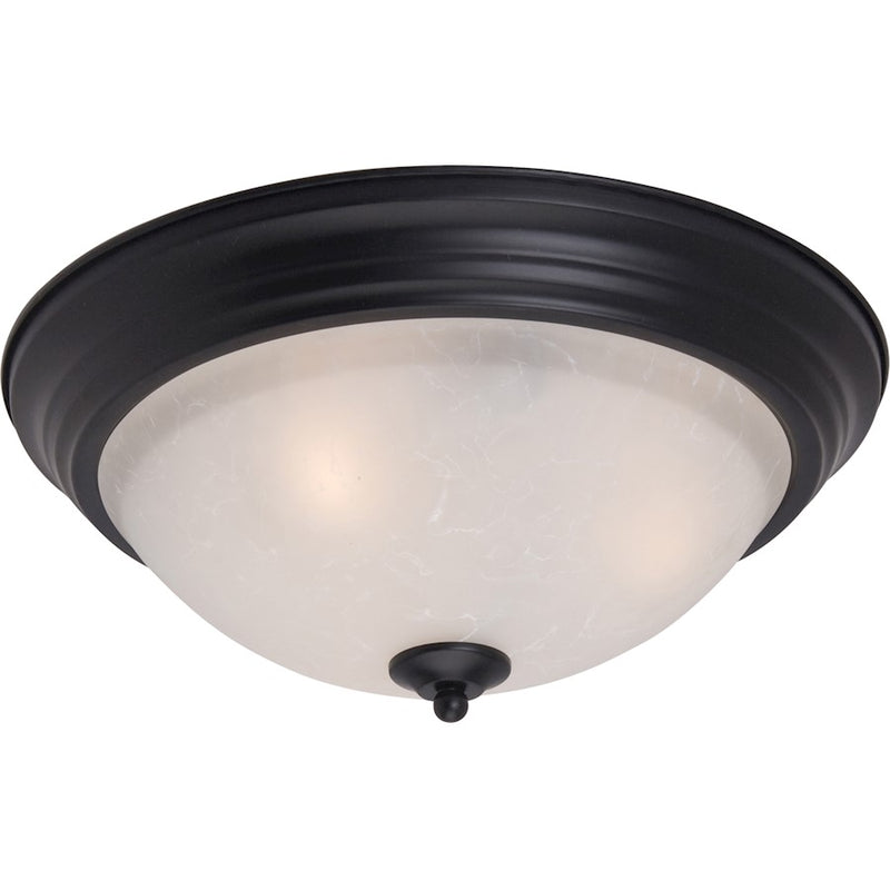 Maxim Lighting 2-Light Flush Mount Black