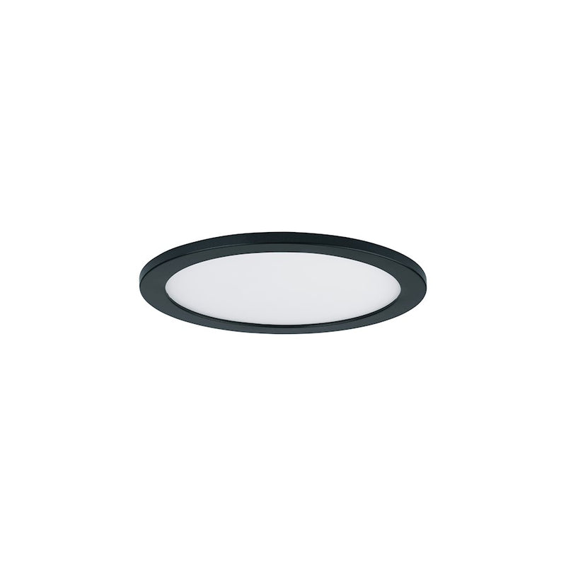 Maxim Lighting Wafer 5" RD LED Surface Mount 3000K, Black/White