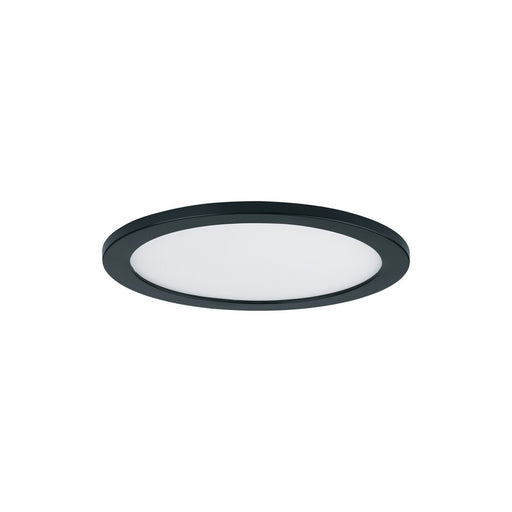 Maxim Lighting Wafer 7" RD LED Surface 3000K 0-10V, Black/White - 58713WTBK