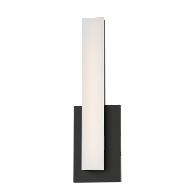 Maxim Lighting Vogue 1 Light 14" Bath Vanity, Black/Clear/Frosted