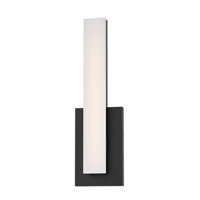 Maxim Lighting Vogue 1 Light 14" Bath Vanity, Black/Clear/Frosted - 59100CLFTBK