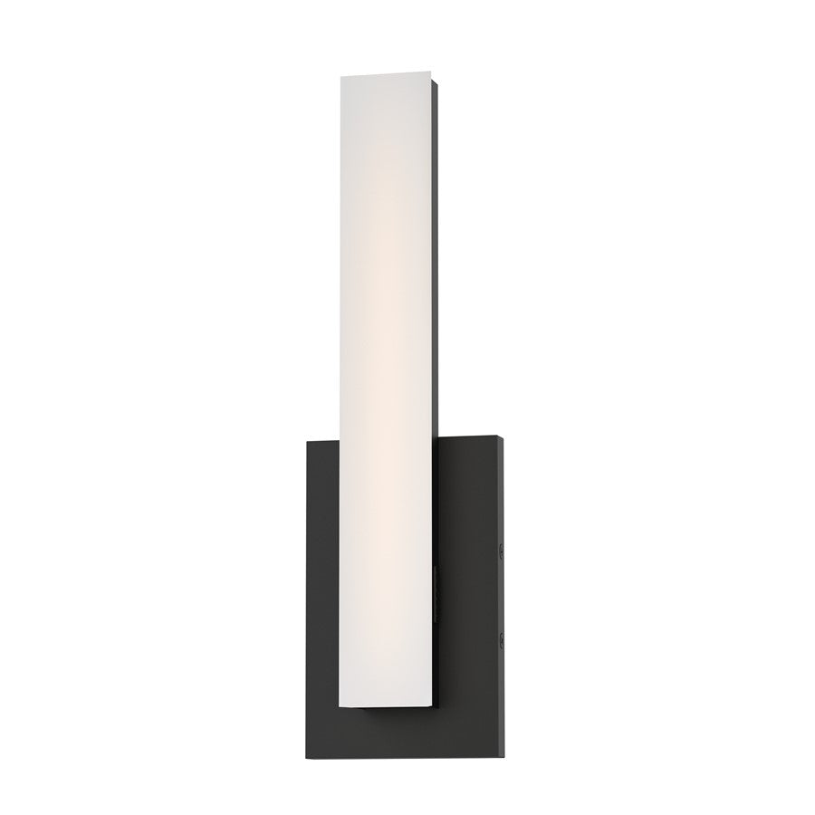 Maxim Lighting Vogue 1 Light 14" Bath Vanity, Black/Clear/Frosted - 59100CLFTBK