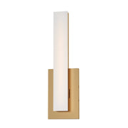 Maxim Lighting Vogue 1Lt 14" Bath Vanity, Brass/Clear/Frosted - 59100CLFTNAB