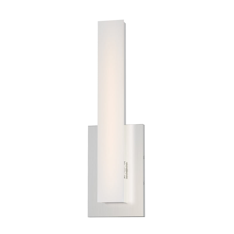 Maxim Lighting Vogue 1Lt 14" Bath Vanity, Nickel/Clear/Frosted