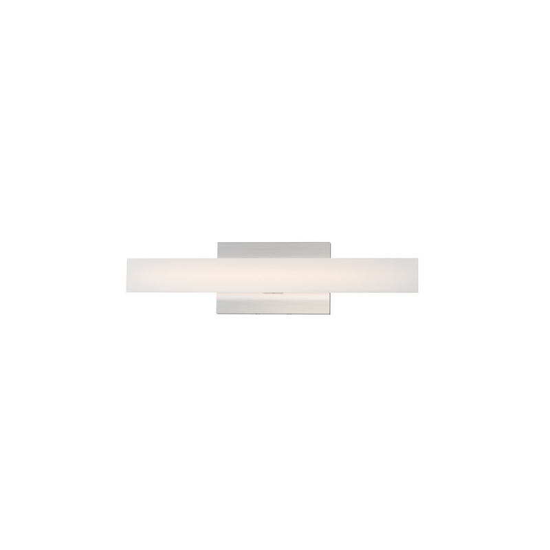 Maxim Lighting Vogue 1Lt 18" Bath Vanity, Nickel/Clear/Frosted