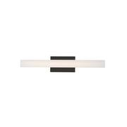 Maxim Lighting Vogue 1 Light 24" Bath Vanity, Black/Clear/Frosted - 59102CLFTBK