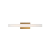 Maxim Lighting Vogue 1Lt 24" Bath Vanity, Brass/Clear/Frosted - 59102CLFTNAB