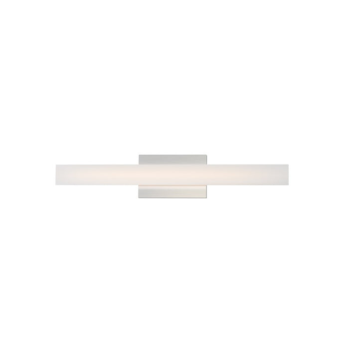 Maxim Lighting Vogue 1Lt 24" Bath Vanity, Nickel/Clear/Frosted - 59102CLFTSN