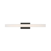Maxim Lighting Vogue 1 Light 30" Bath Vanity, Black/Clear/Frosted - 59103CLFTBK