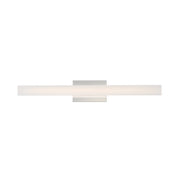Maxim Lighting Vogue 1Lt 30" Bath Vanity, Nickel/Clear/Frosted - 59103CLFTSN