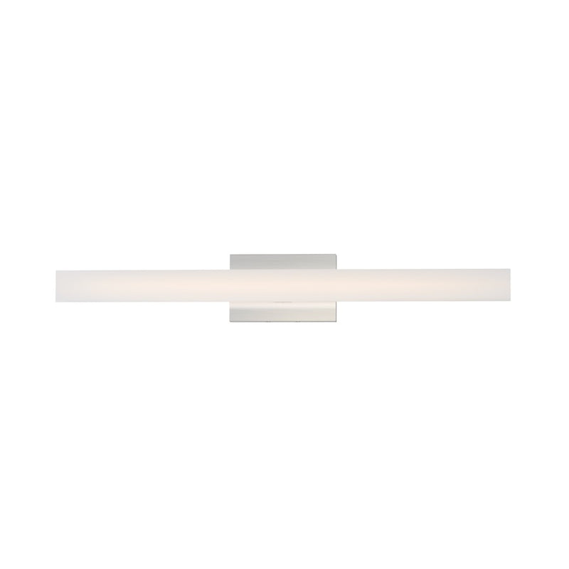 Maxim Lighting Vogue 1Lt 30" Bath Vanity, Nickel/Clear/Frosted - 59103CLFTSN