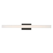 Maxim Lighting Vogue 1 Light 36" Bath Vanity, Black/Clear/Frosted - 59104CLFTBK