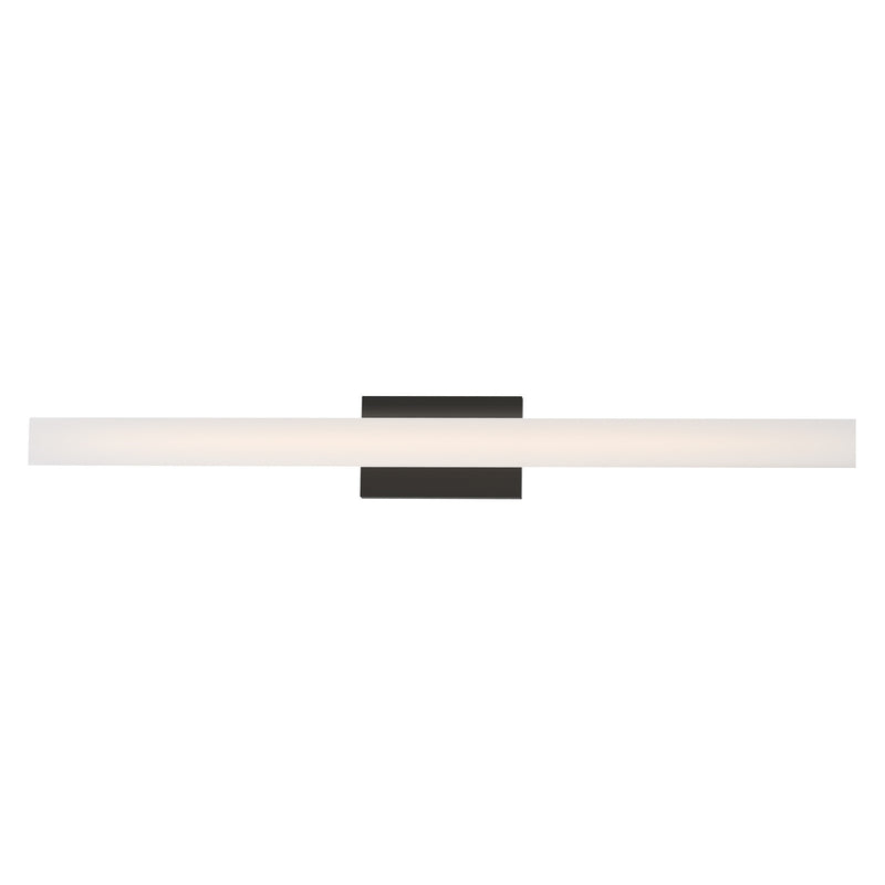 Maxim Lighting Vogue 1 Light 36" Bath Vanity, Black/Clear/Frosted