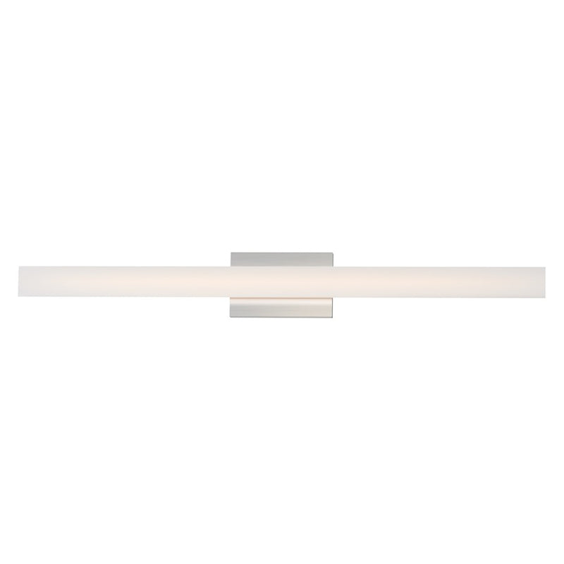 Maxim Lighting Vogue 1Lt 36" Bath Vanity, Nickel/Clear/Frosted - 59104CLFTSN
