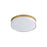 Maxim Lighting Edge 1Lt 7" Flush Mount, Aged Brass/Clear/Frosted - 59762CLFTNAB