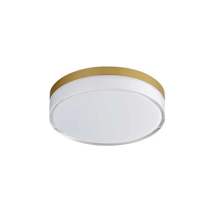 Maxim Lighting Edge 1Lt 7" Flush Mount, Aged Brass/Clear/Frosted - 59762CLFTNAB