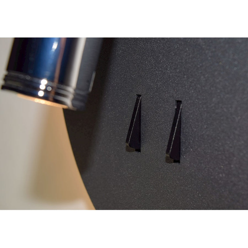 Maxim Lighting Hotel LED 2-Light Wall Sconce, Black/Polished Chrome