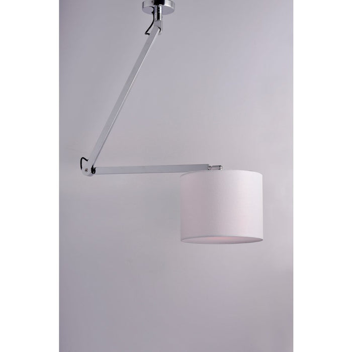 Maxim Lighting Hotel LED 1 Light 25" Pendant, Polished Chrome