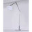 Maxim Lighting Hotel LED 11.75" 1-Light Floor Lamp, Polished Chrome