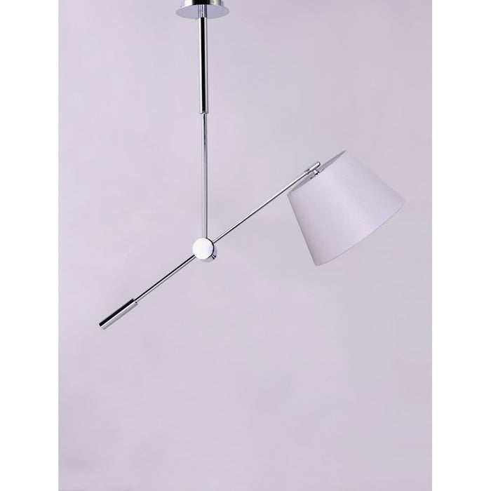Maxim Lighting Hotel LED 1 Light 33" Pendant, Polished Chrome