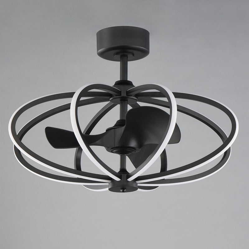 Maxim Lighting Solstice 8 Light Fandelight, Black