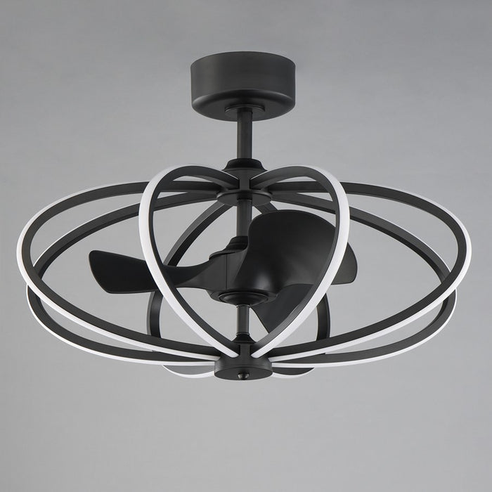 Maxim Lighting Solstice 8 Light Fandelight, Black