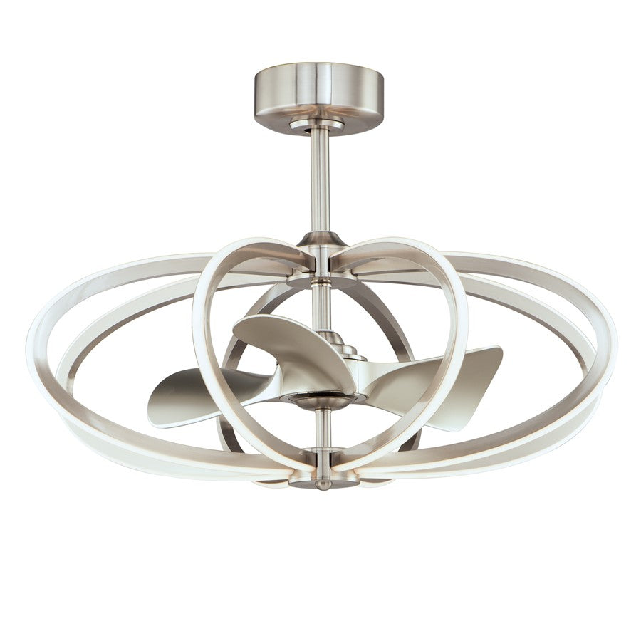 Maxim Lighting Solstice 8 Light Fandelight, Satin Nickel - 61005SN