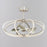 Maxim Lighting Solstice 8-Light WiFi-enabled LED Fandelight, Nickel