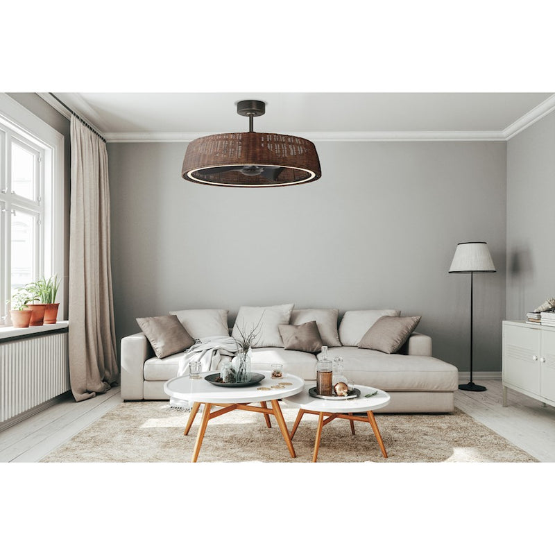 Maxim Lighting Tulum 1 Light Fandelight, Dark Bronze