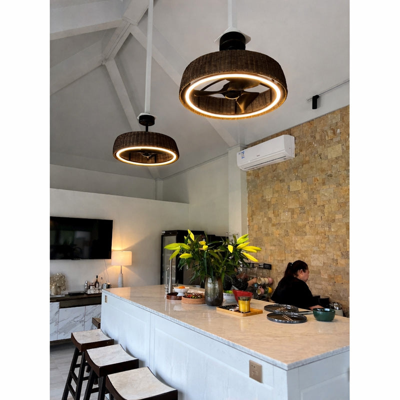 Maxim Lighting Tulum 1 Light Fandelight, Bronze