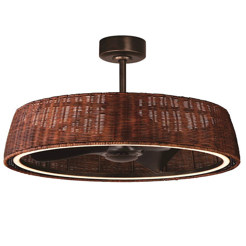 Maxim Lighting Tulum 1 Light Fandelight, Dark Bronze