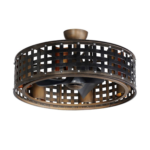 Maxim Lighting Portcullis 6Lt 33" Wifi Fandelight Led, Bronze Gilt