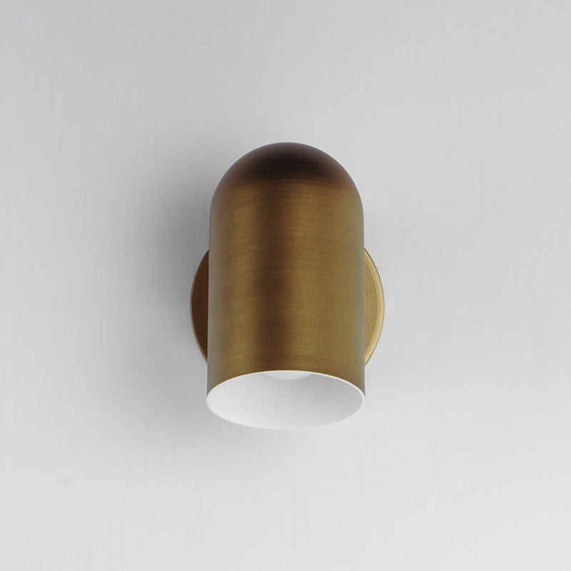 Maxim Lighting Spot Light 1 Light Outdoor Wall Mount, Aged Brass