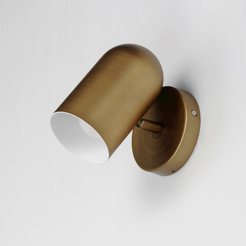 Maxim Lighting Spot Light 1 Light Outdoor Wall Mount, Aged Brass