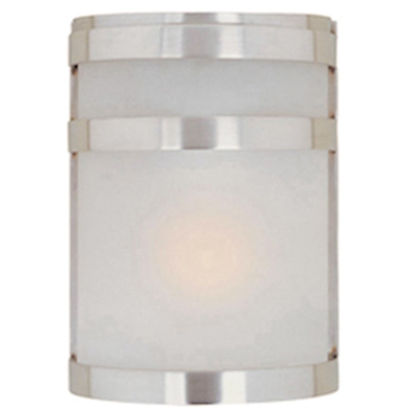 Maxim Lighting Arc 1-Light LED Outdoor Wall Lantern, Stainless