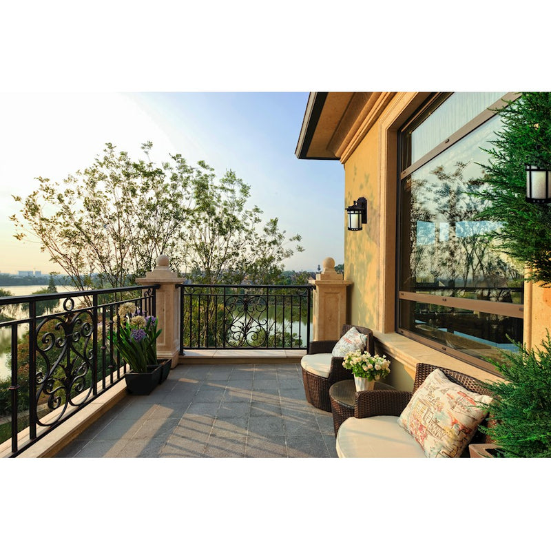 Maxim Lighting Santa Barbara LED E26-Outdoor Wall Mount, Sienna